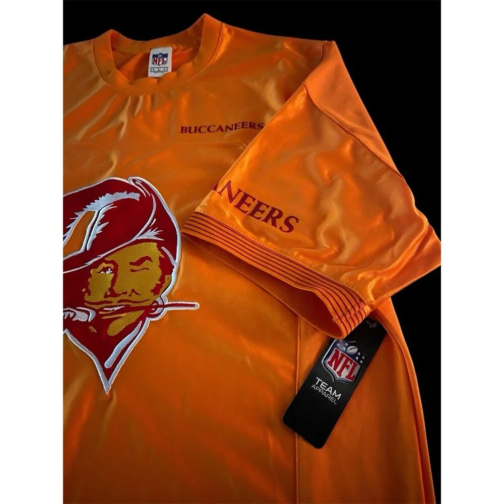 NWT NFL Tampa Bay Buccaneers Creamsicle Throwback Short Sleeve Jersey